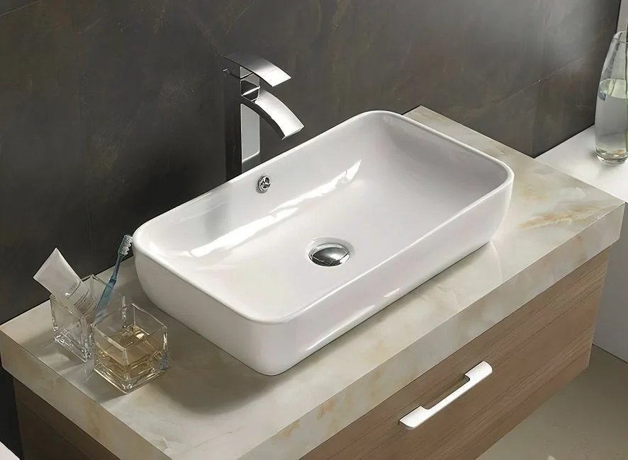 روشویی کابینتی مات و براق برای سرویس بهداشتی